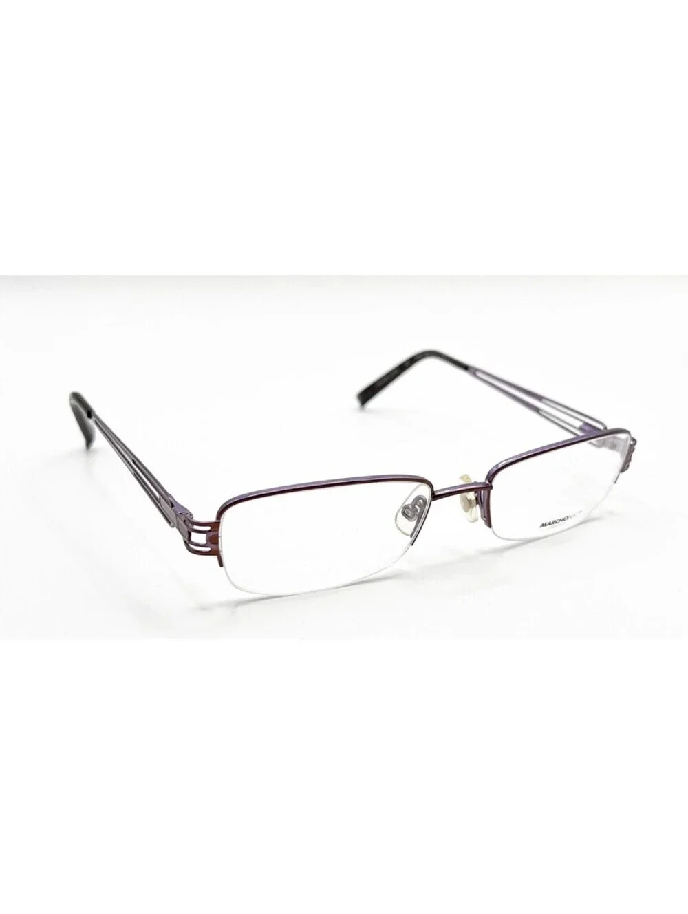 Marchon Nyc M166 255 Brown Authentic Eyeglasses 51-18-135